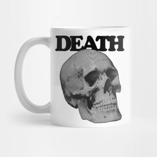 DEATH: Monochrome Skull Streetwear Mug